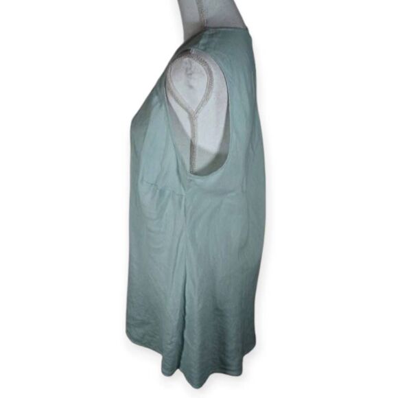 GRACE ELEMENTS LT. BLUE SLEEVELESS TOP SZ.1X EUC. - Picture 3 of 6